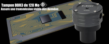 Caméra Couleur Planétaire 4.2MP 1,25" USB3.0 SV505C - SVBONY - Astronomy Store