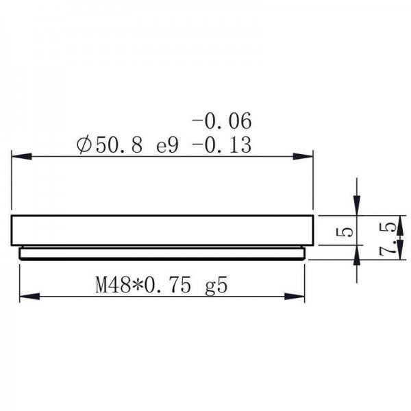 H-Alpha 7nm Filter ZWO 50,8mm