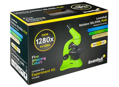 Microscope monoculaire Rainbow 50L PLUS Levenhuk