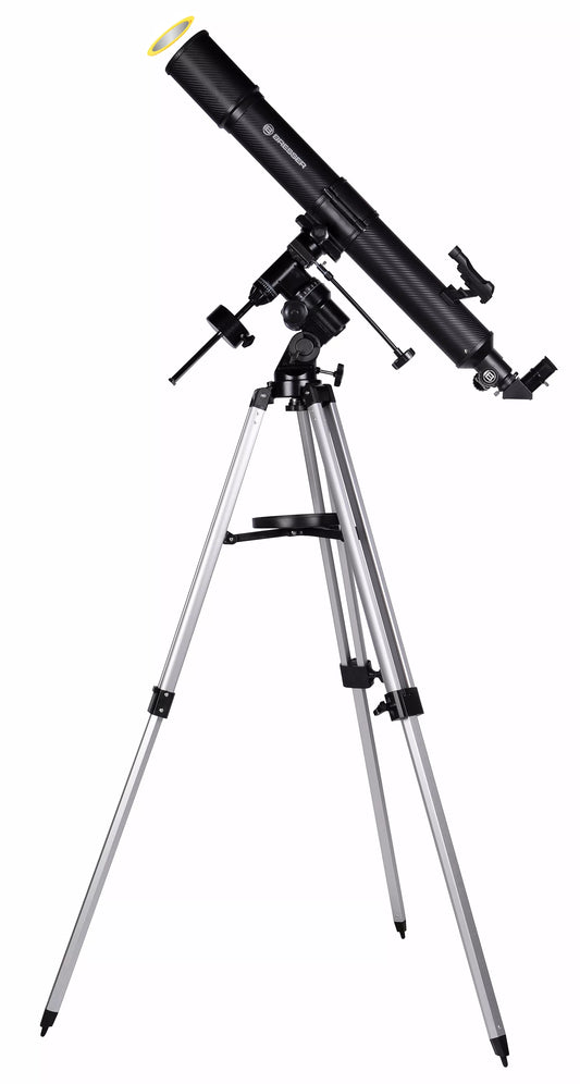 Télescope astronomique BRESSER Quasar 80/900 EQ3 pour les débutants - Bresser