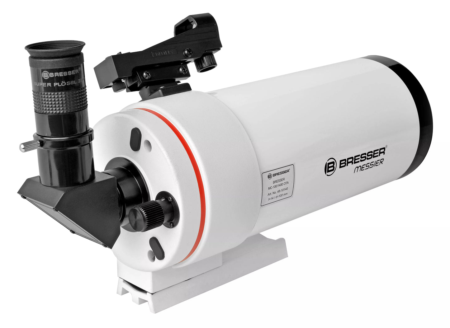 Télescope BRESSER Messier MC-100/1400 OTA - Télescope pour observation nocturne et solaire