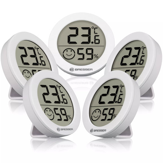 Thermo hygrometer Smile 5pcs