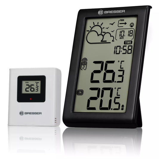 Estação meteorológica Meteo Temp W com sinal radio DCF