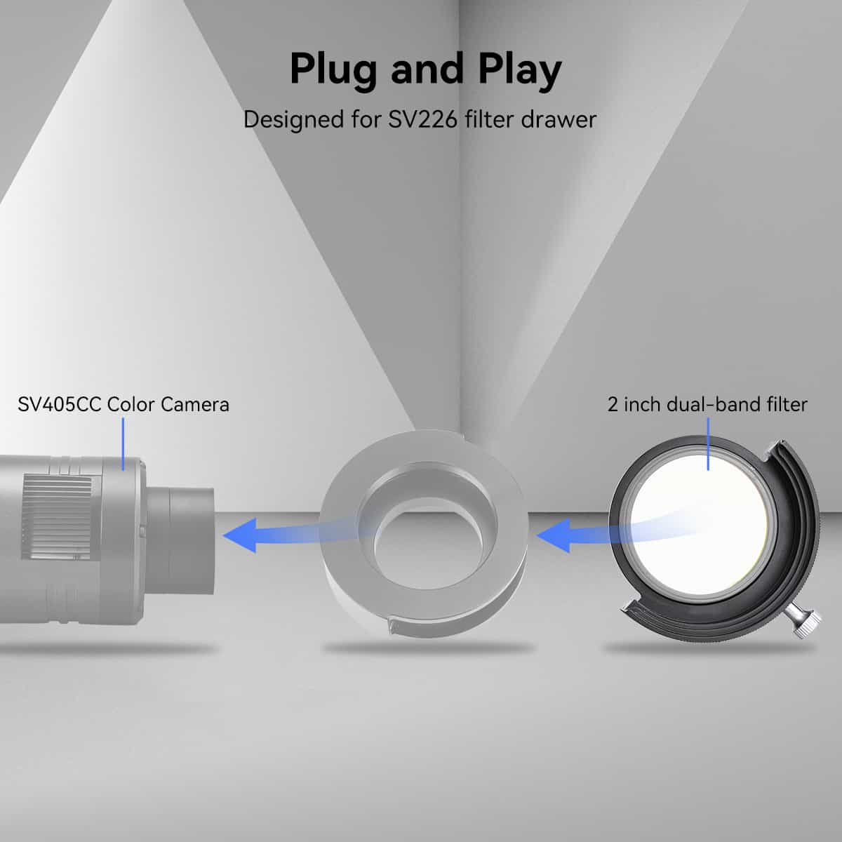 Supports de Filtre SVBONY SV226 2" pour Astrophotographie - SVBONY