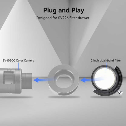 Supports de Filtre SVBONY SV226 2" pour Astrophotographie - SVBONY