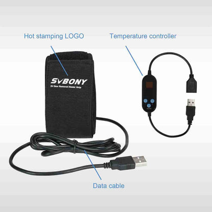 Bande Chauffante Anti-Buée 430mm avec Fonction PWM pour Téléscopes et Appareils Photo - Svbony