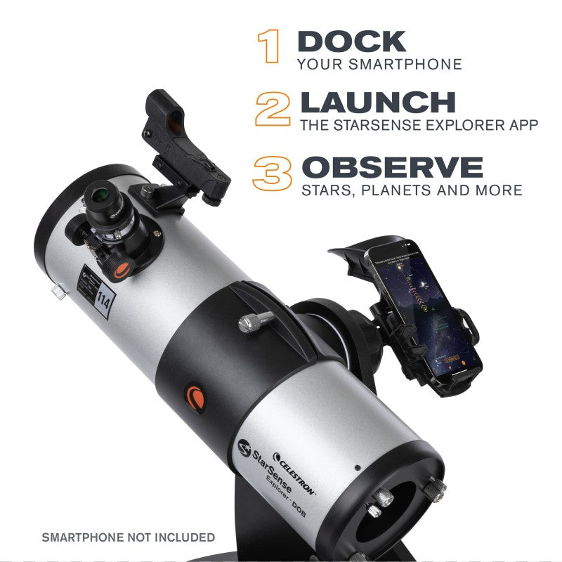 Télescope StarSense Explorer 114 mm pour l'astronomie - Celestron