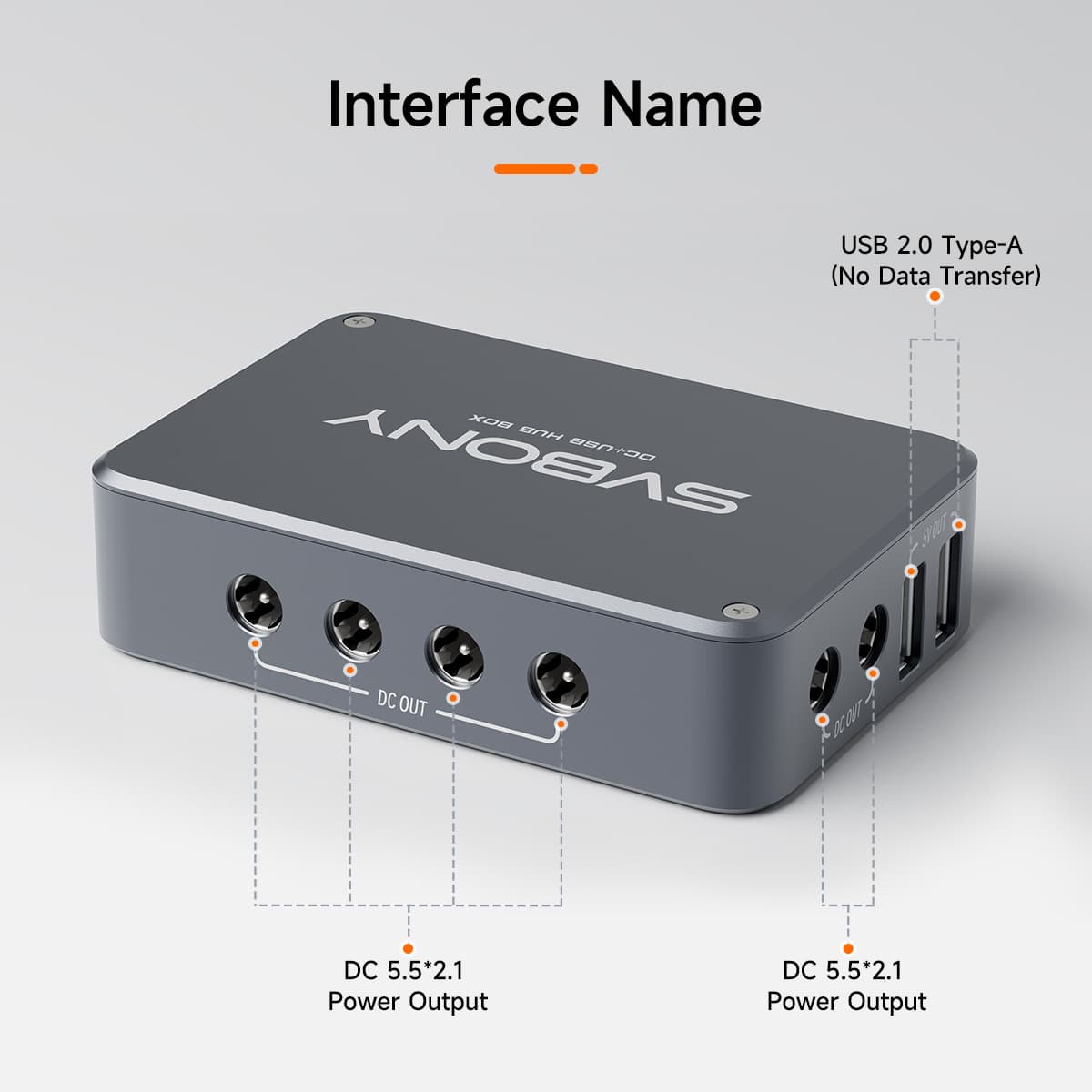 Boîtier d'alimentation SVBONY SV241 pour astrophotographie - Micro DC + USB, Interface USB3.1 Type-C