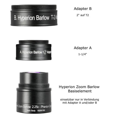 Barlow 2,25x Hyperion Zoom - Baader
