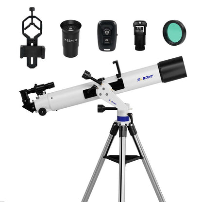 Telescopio completo SV520 90mm f/8.9 per principianti con accessori - Svbony