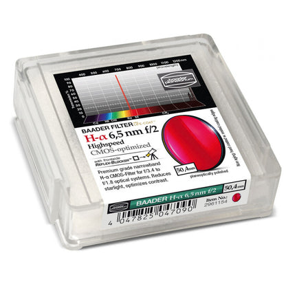 Filtre H-alpha 656,3 nm CMOS f/2 Highspeed 50,4 mm – Baader