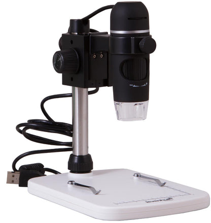 Microscope Numérique USB 5 Mpx 10–300x avec Trépied et Logiciel de Mesure - Levenhuk