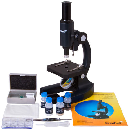 Microscope de biologie 200x pour enfants et débutants Levenhuk 3S NG