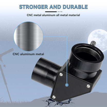 Призма Поворотна Під кутом 90 Градусів 1.25 Дюйми з Антибліковим Покриттям - SVBONY