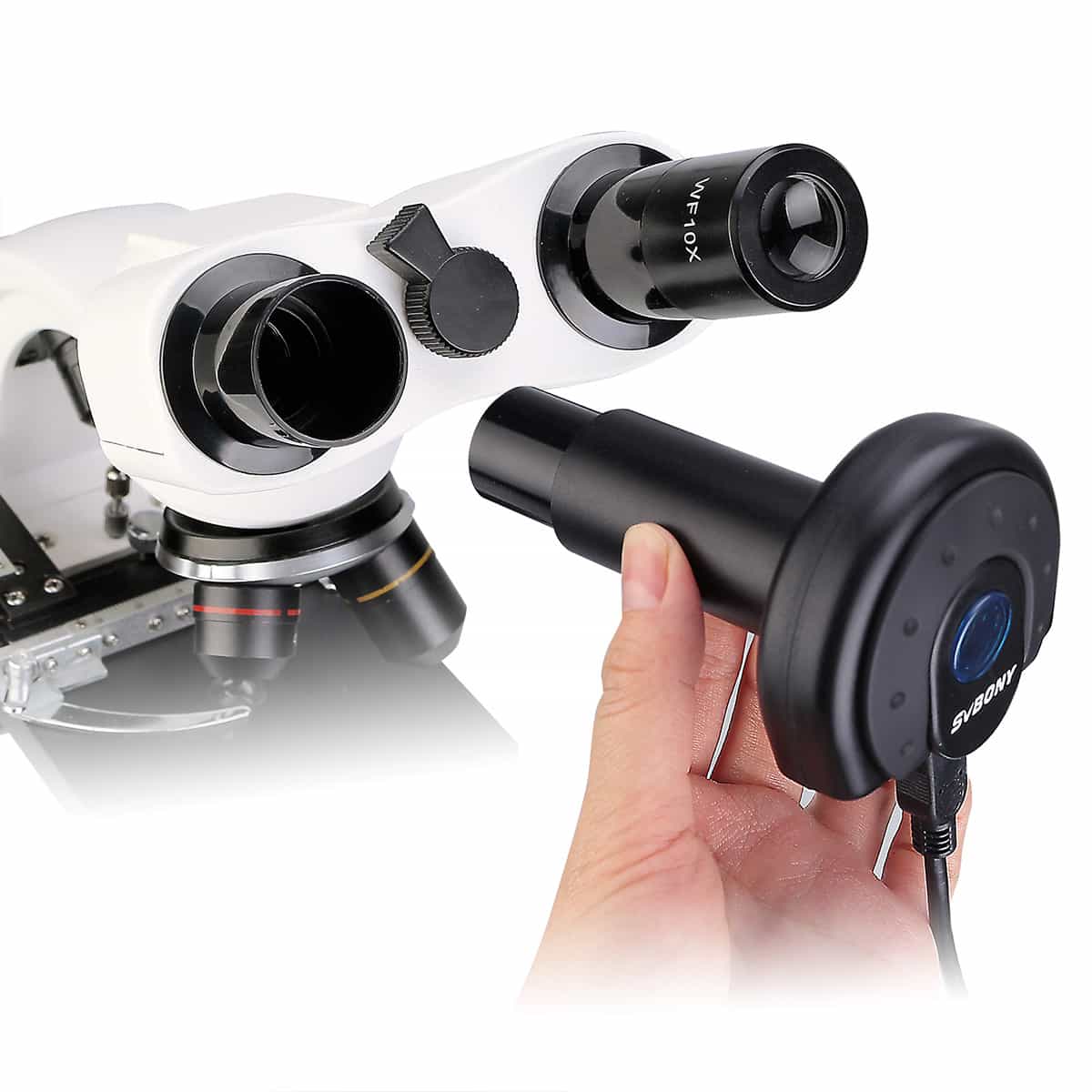 Microscope Binoculaire SV605 avec Caméra SV189 - Svbony