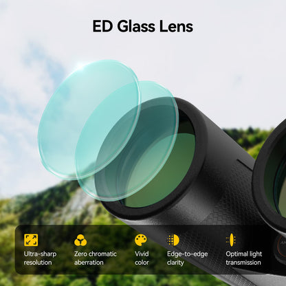 Jumelles SV202 ED 8x32 Étanches IPX7 avec Prismes BaK-4 - SVBONY