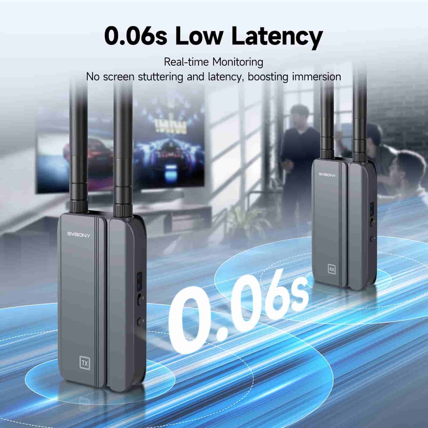 TransAir3 Sistema Video Senza Fili 1080P60 con latenza di 0,06 s – SVBONY