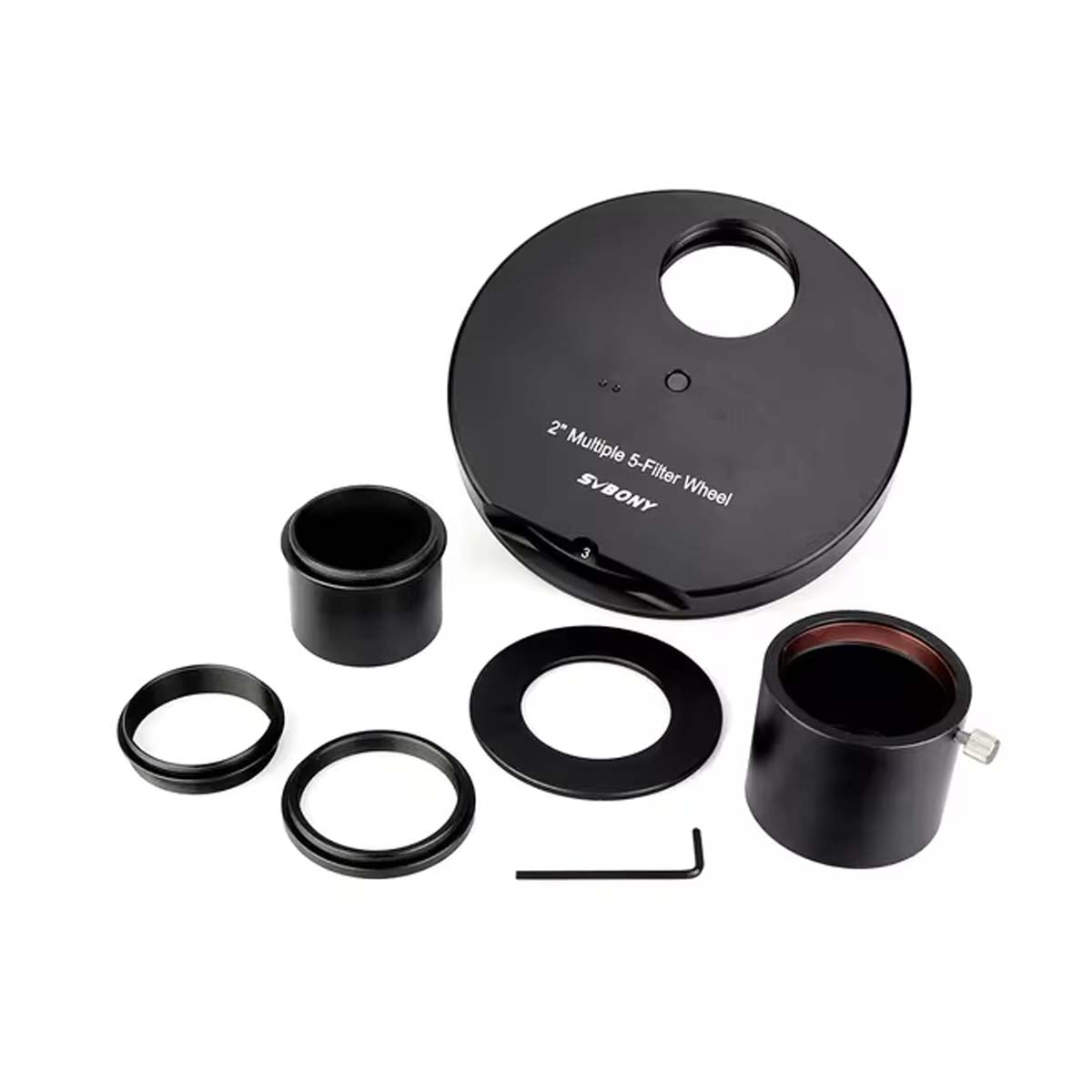 SV133 Filter Wheel 2 inch Multiple 5-Position for Telescope - SVBONY