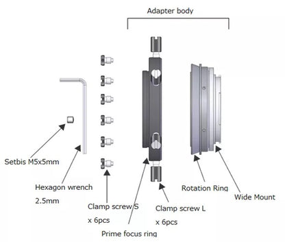 Adaptateur Photo 60DX pour Nikon - Vixen