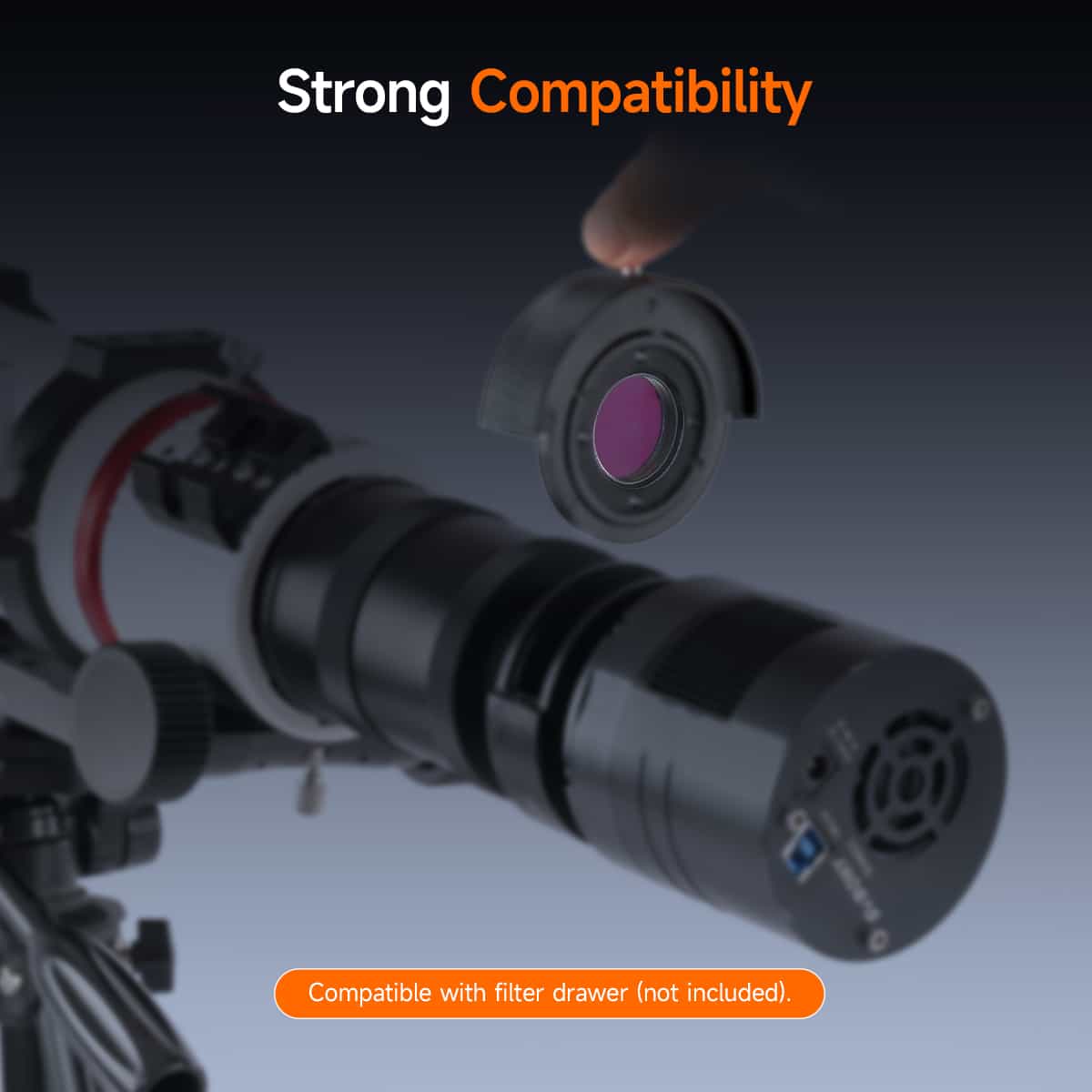 Filtre Duo-Bande H-Alpha & OIII 3nm pour l’Astrophotographie - SVBONY