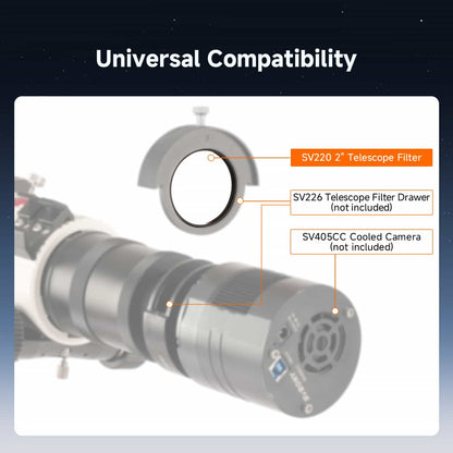 Filtre Narrowband 3nm H-Alpha & OIII SV220 2" – Svbony