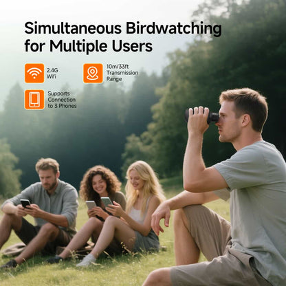 Jumelles Numériques SA208 8x42 avec Photo/Vidéo, Écran LCD et Verre ED - Svbony