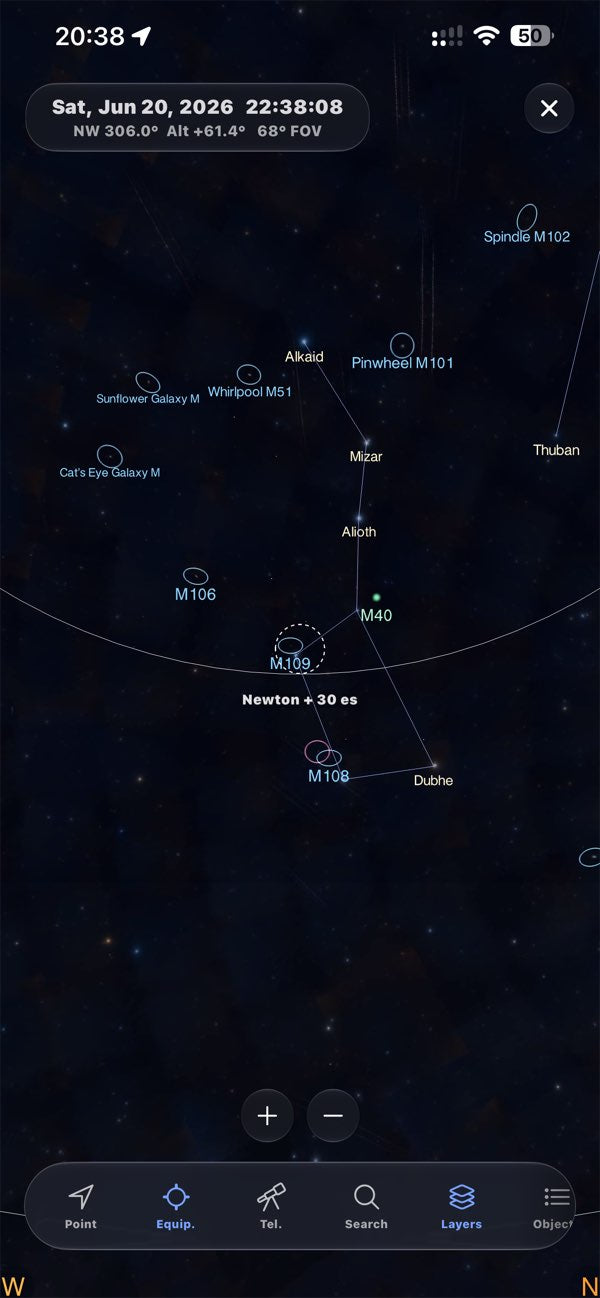 Capture d'écran 1 de l'application Astronomy